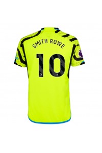 Arsenal Emile Smith Rowe #10 Jalkapallovaatteet Vieraspaita 2023-24 Lyhythihainen